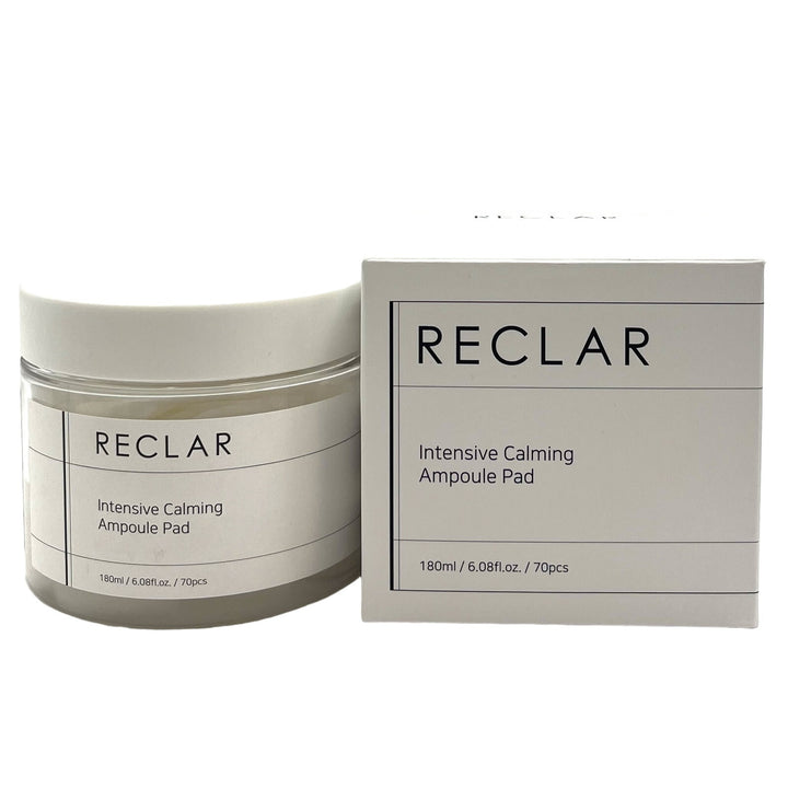 Reclar Korean Luxury Cosmetics Intensive Calming Ampoule Pad 6.08 fl.oz 70 pads