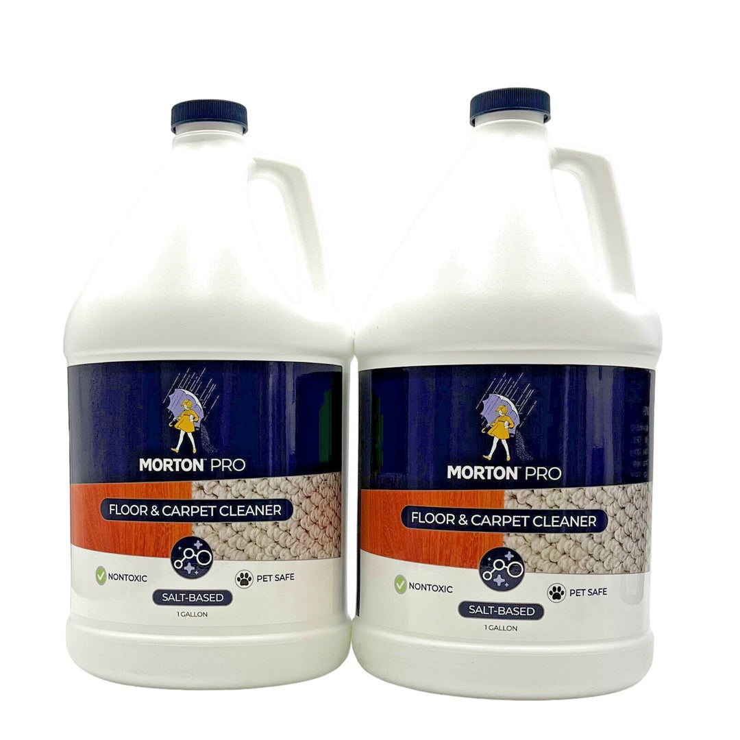 Morton Pro Salt-Based Floor Carpet Cleaner Pet Safe Gallon-2 Pack