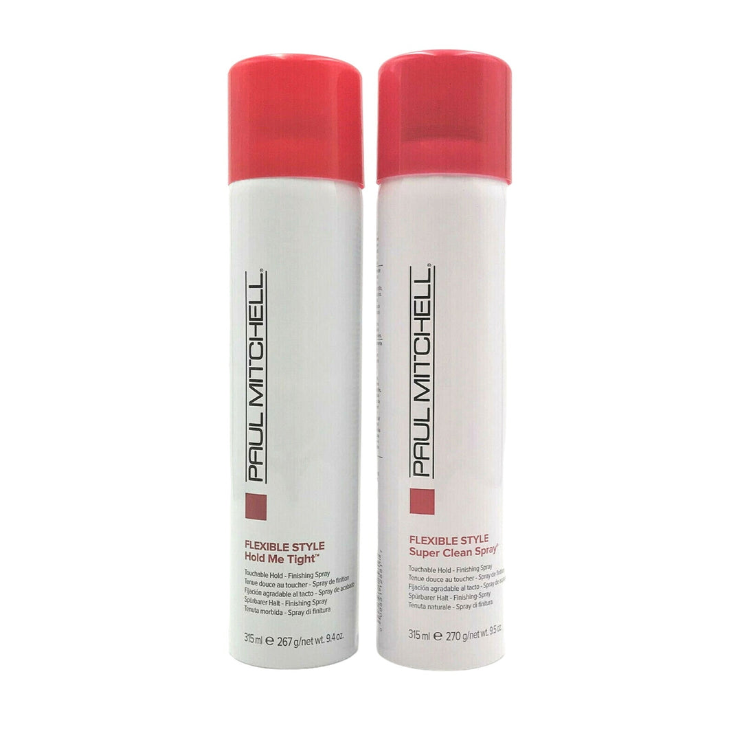 Paul Mitchell Flexible Style Hold Me Tight Finishing Spray 9.4 oz-Pack of 2