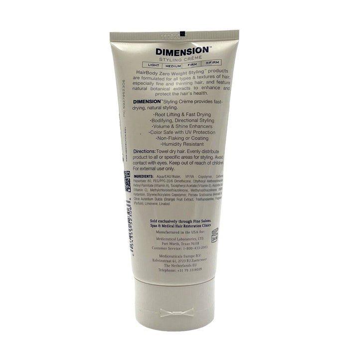 Mediceuticals HairBody Dimension Styling Creme 6 oz