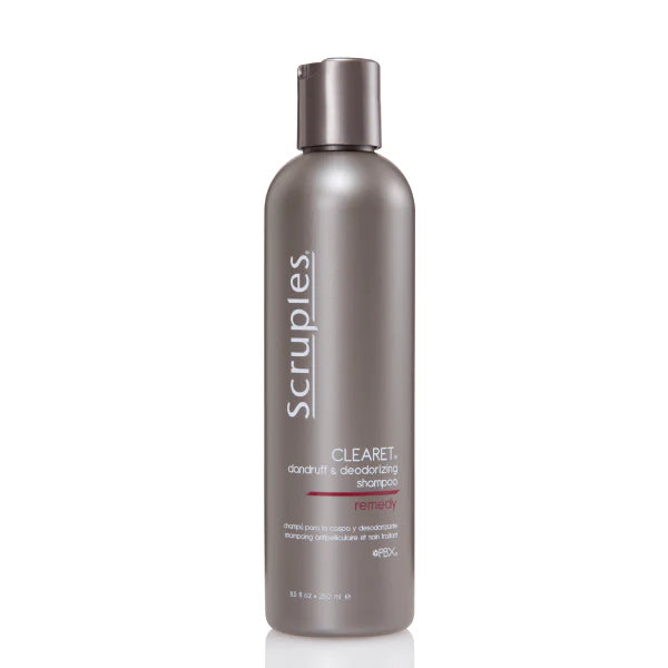 Scruples Clearet Dandruff &amp; Deodorizing Shampoo, 8.5 oz-3 Pack