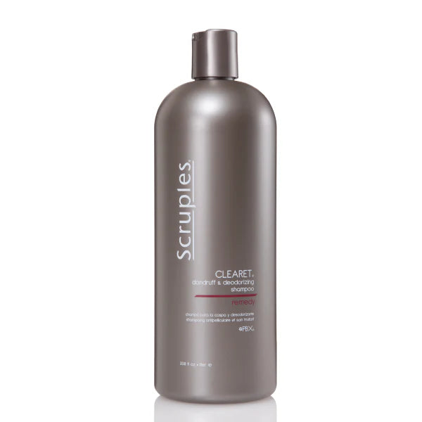 Scruples Clearet Dandruff &amp; Deodorizing Shampoo, 33.8 oz-2 Pack