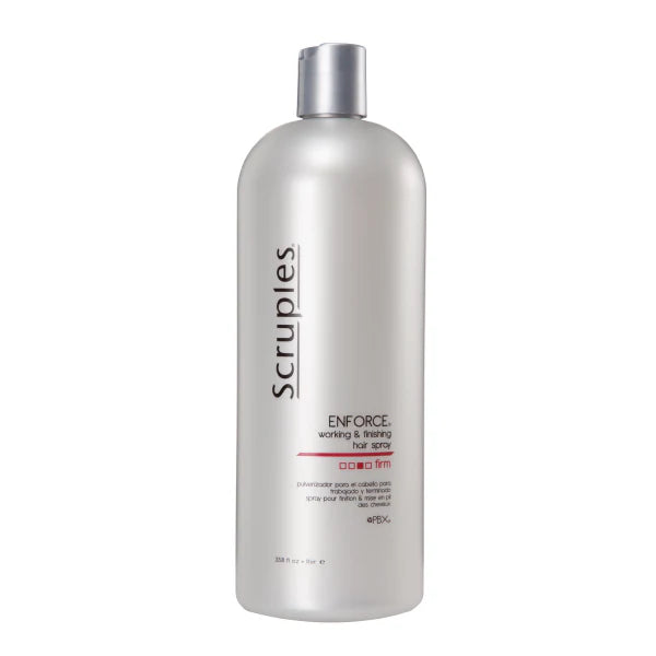 Scruples Enforce Working &amp; Finishing Hairspray, Liter-2 Pack