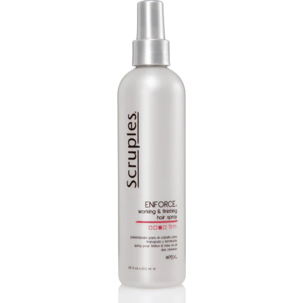 Scruples Enforce Working &amp; Finishing Hair Spray 8.5 oz-3 Pack