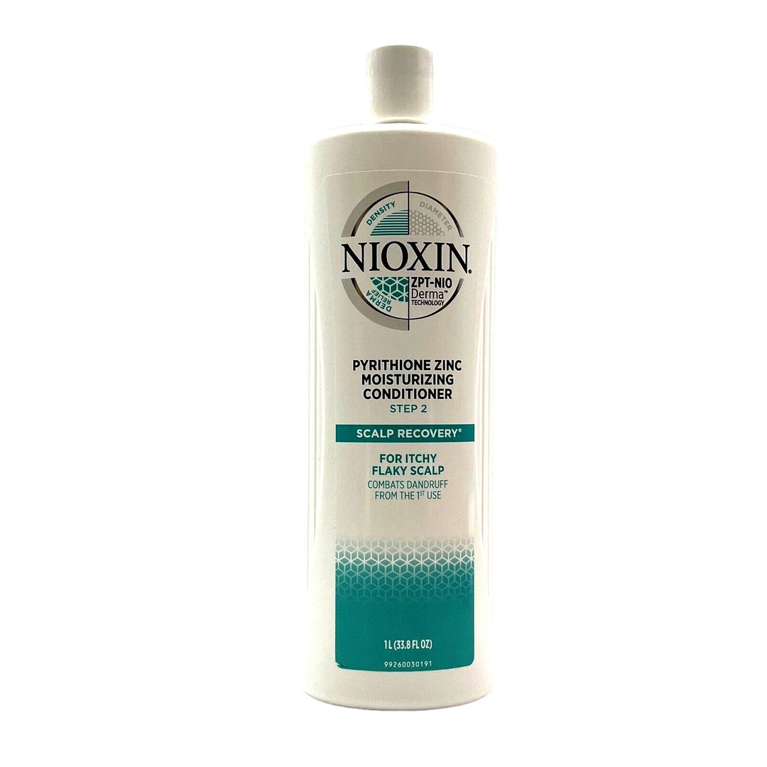 Nioxin Pyrithione Zinc Moisturizing Conditioner For Itchy Flaky Scalp 33.8 oz