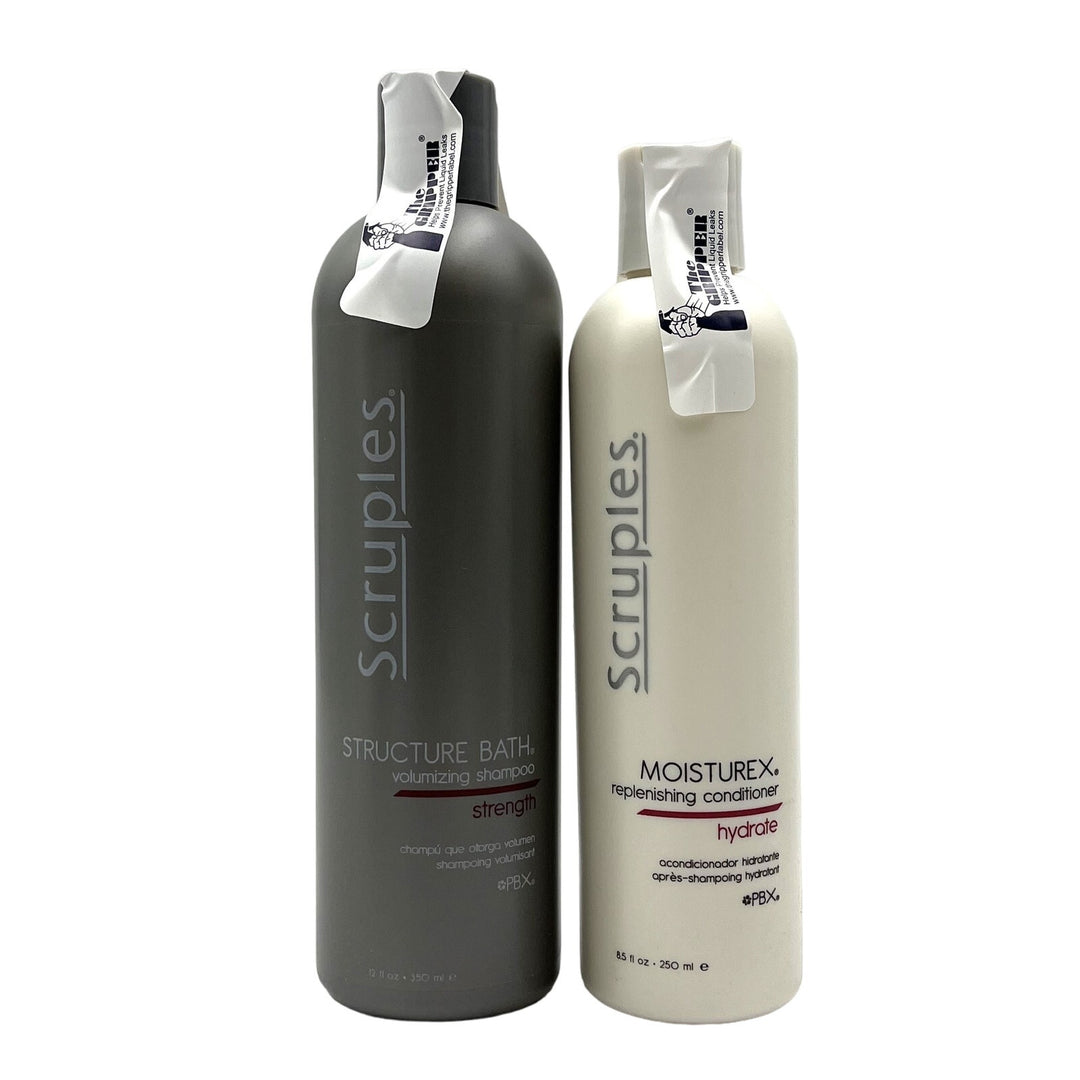 Scruples Moisture Bath Replenishing Shampoo 12 fl.oz & Conditioner 8.5 fl.oz Duo