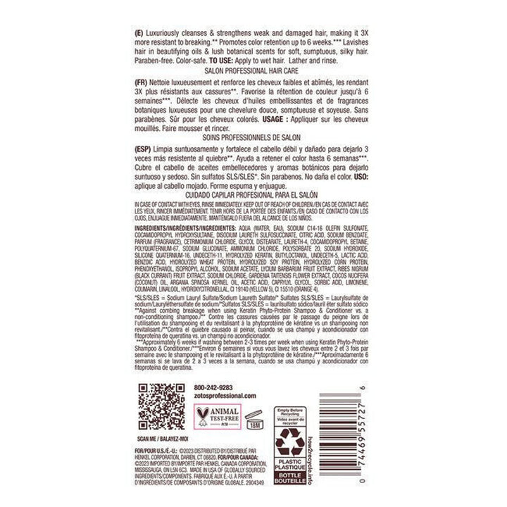 Bain De Terre Keratin Phyto-Protein Strengthening Shampoo & Conditioner 13.5 fl.