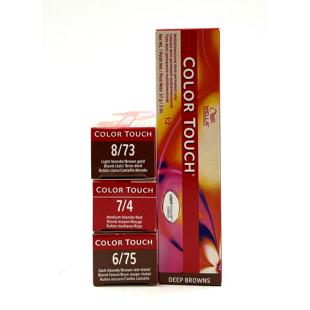 Wella Color Touch Multidimensional Demi-Permanent Color 2 oz-Choose Yours