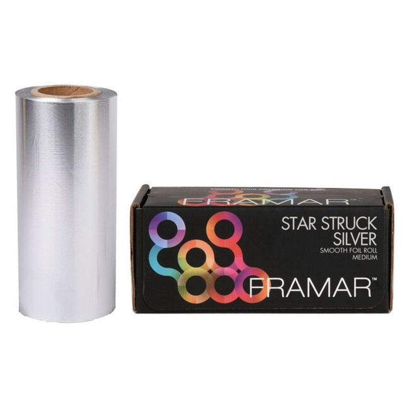 Framar Star Struck Silver Smooth Foil Roll Medium 5"X320'