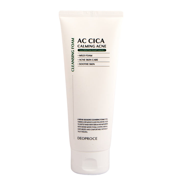 Deoproce AC CICA Calming Acne Cleansing Foam 150 ml-Korean Skin Care