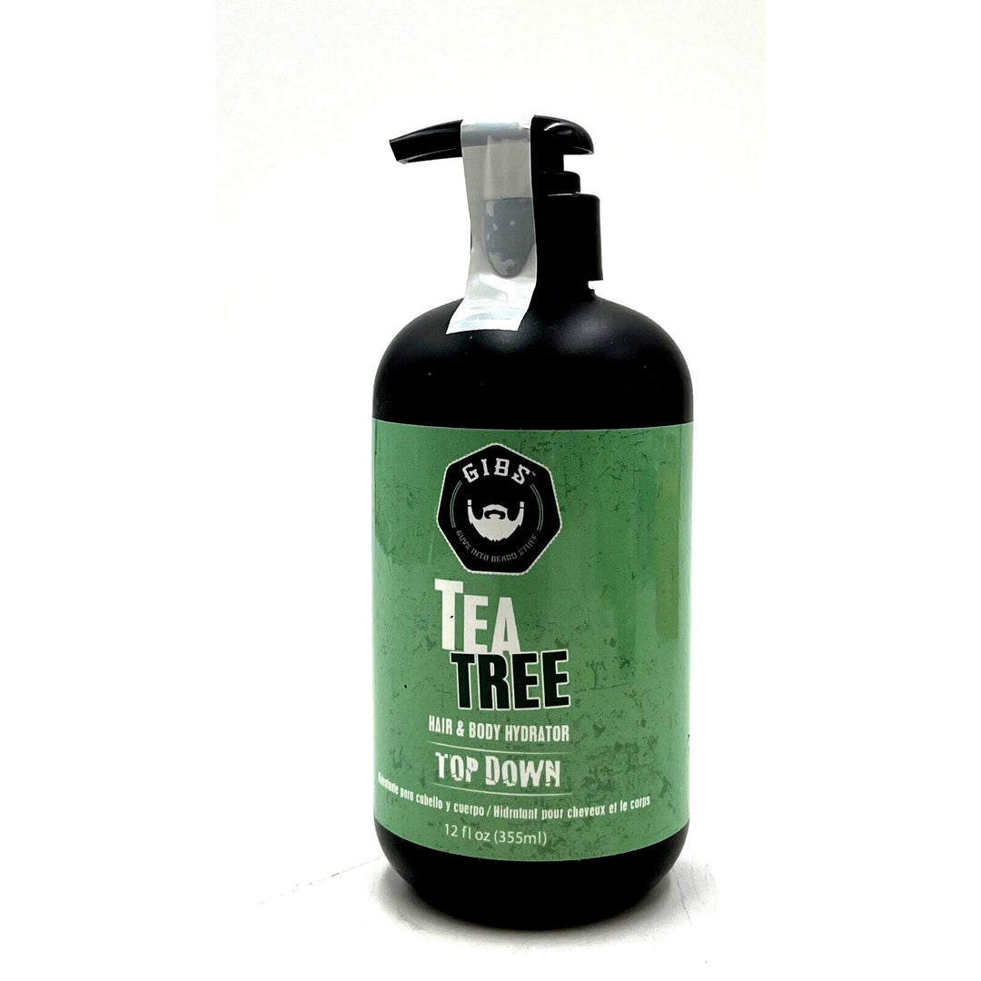 GIBS Grooming Tea Tree Hair Body Hydrator Top Down 12 oz