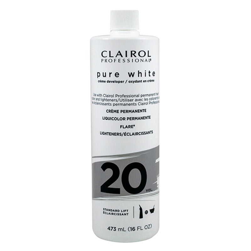 Clairol Pure White 20 Volume, 16 oz-3 Pack