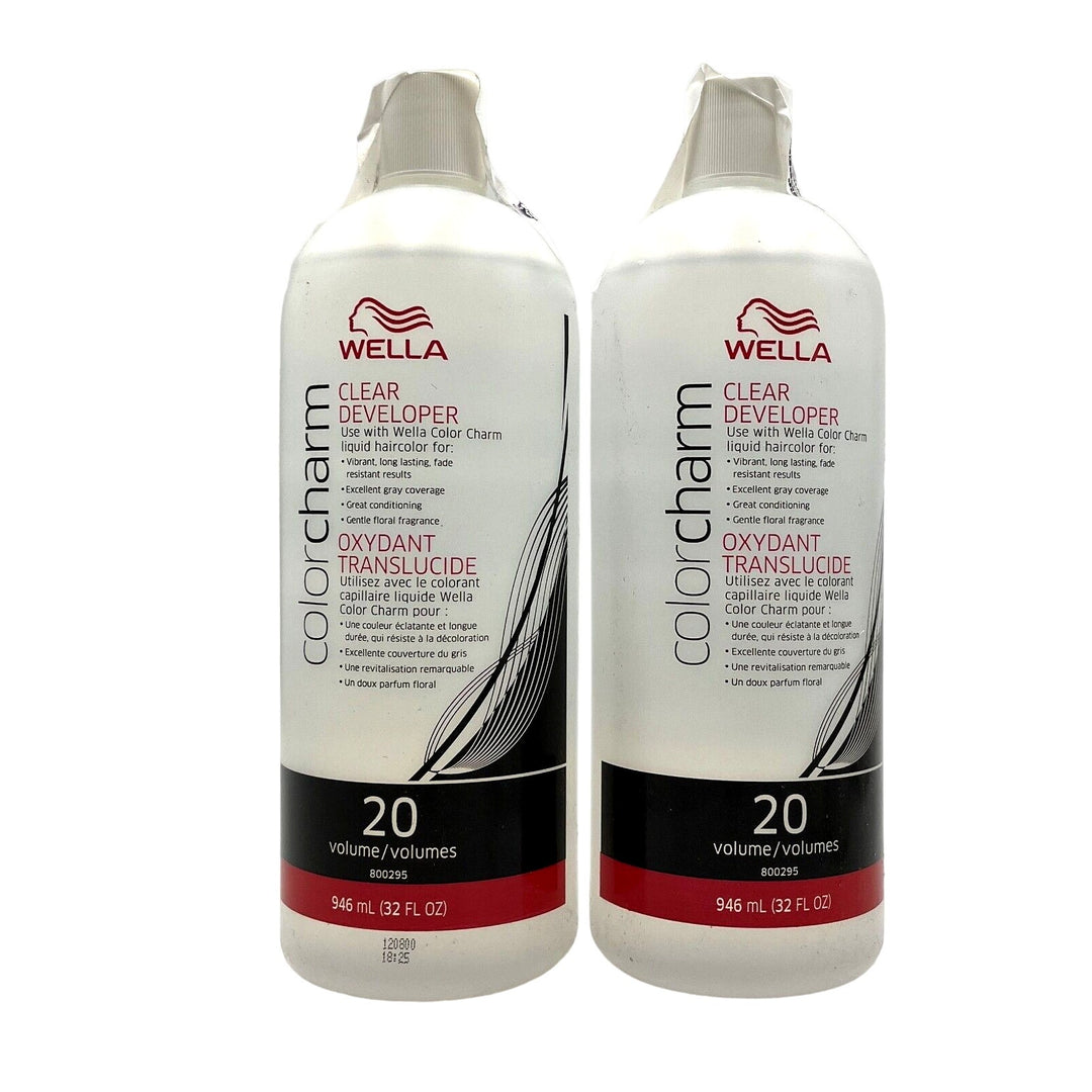 Wella Color Charm Clear Developer 20 Volume 32 oz-2 Pack