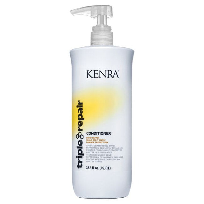 Kenra Triple Repair Shampoo & Conditioner  Bond Repair  Split Ends 33.8 fl.oz