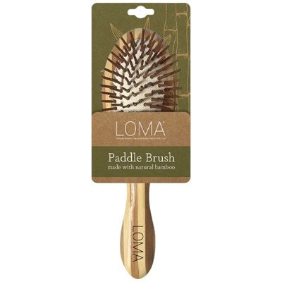 Loma Oval Medium Bamboo Paddle Brush
