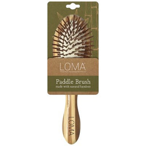 Loma Oval Medium Bamboo Paddle Brush