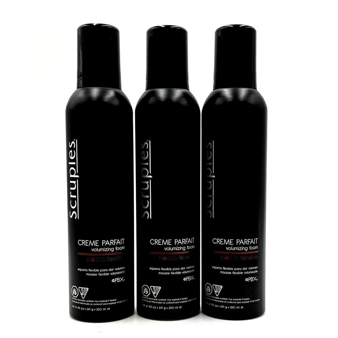 Scruples Creme Parfait Volumizing Foam Flexible 8.5 oz-3 Pack