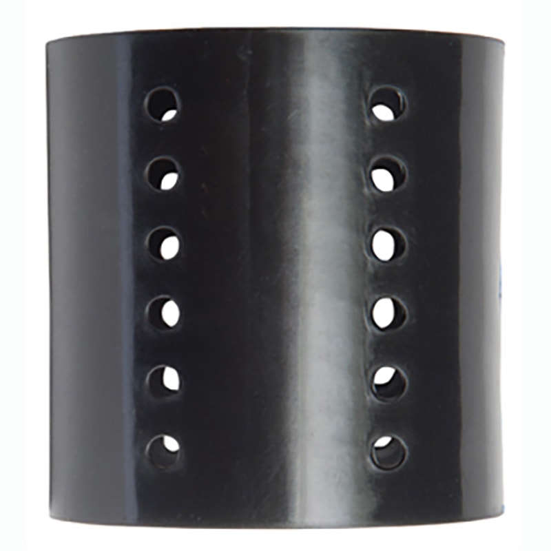 Diane Super Jumbo Magnetic Rollers, 6 Pack-Black 2 1/2"