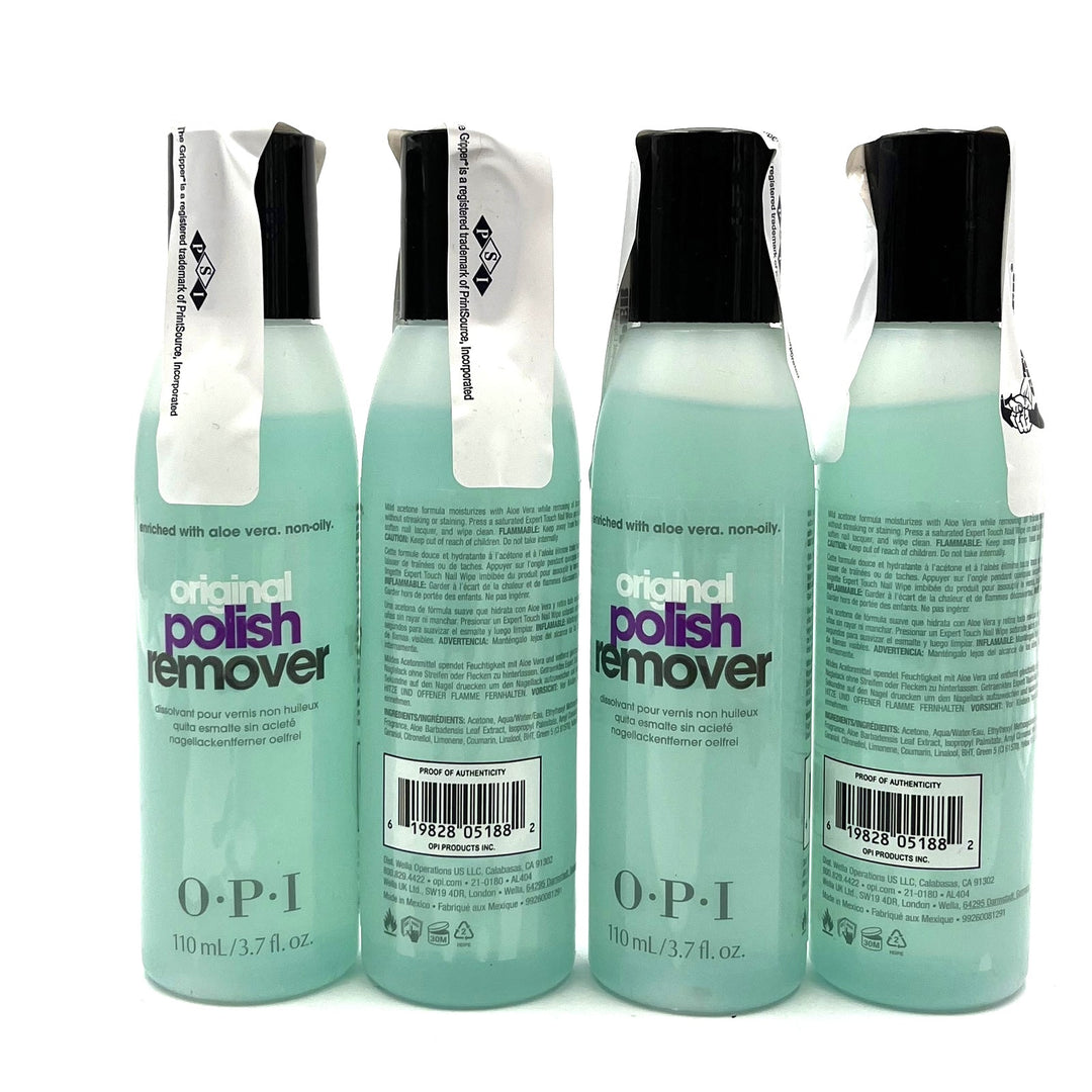 OPI Original Polish Remover, 3.72 oz-4 Pack