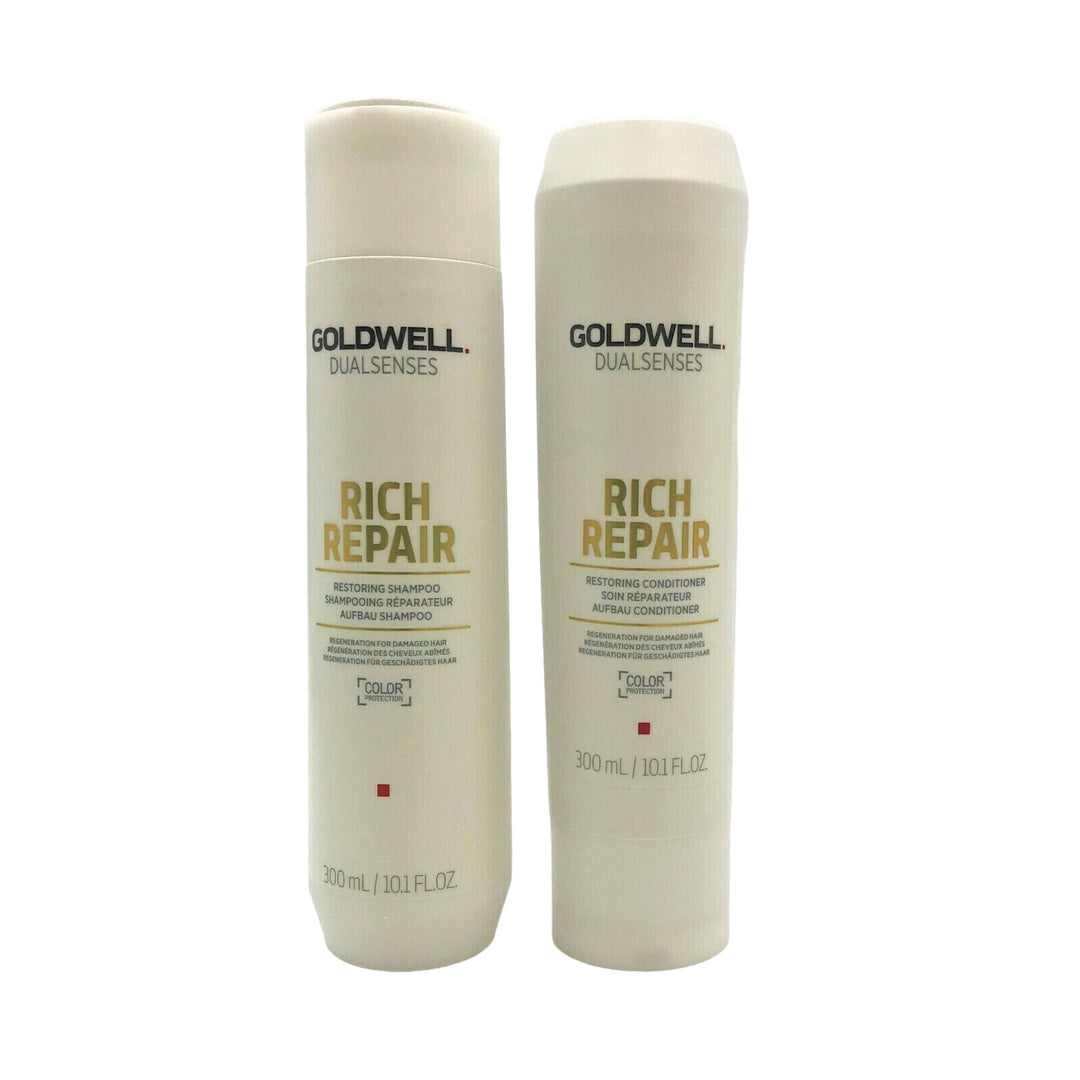 Goldwell DualSenses Rich Repair Restoring Shampoo & Conditioner 10.1 oz Duo