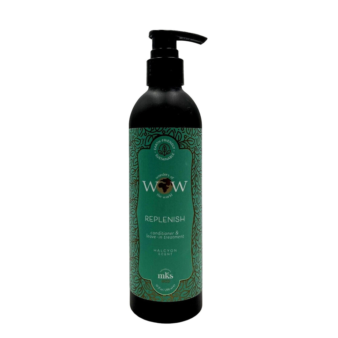 MKS Eco WOW Replenish Conditioner & Leave In Conditioner Halcyon Scent 10 oz