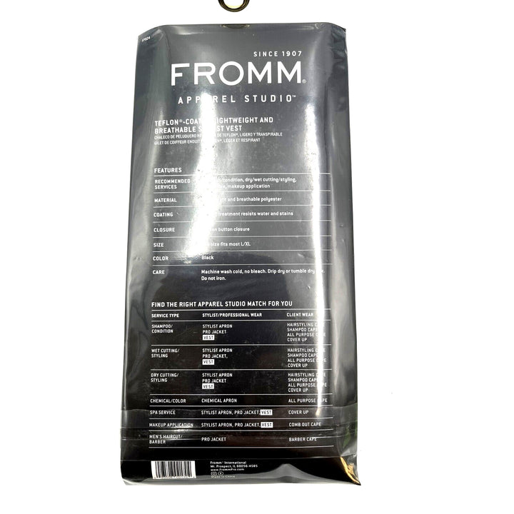 Fromm Apparel Studio Stylist Vest - Water & Stain Repellent