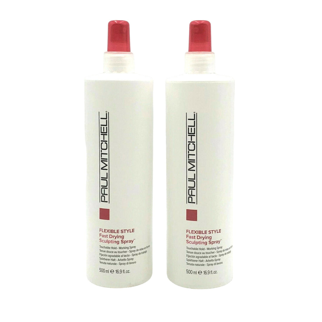 Paul Mitchell Flexible Style Fast Drying Sculpting Spray 16.9 oz-Pack of 2