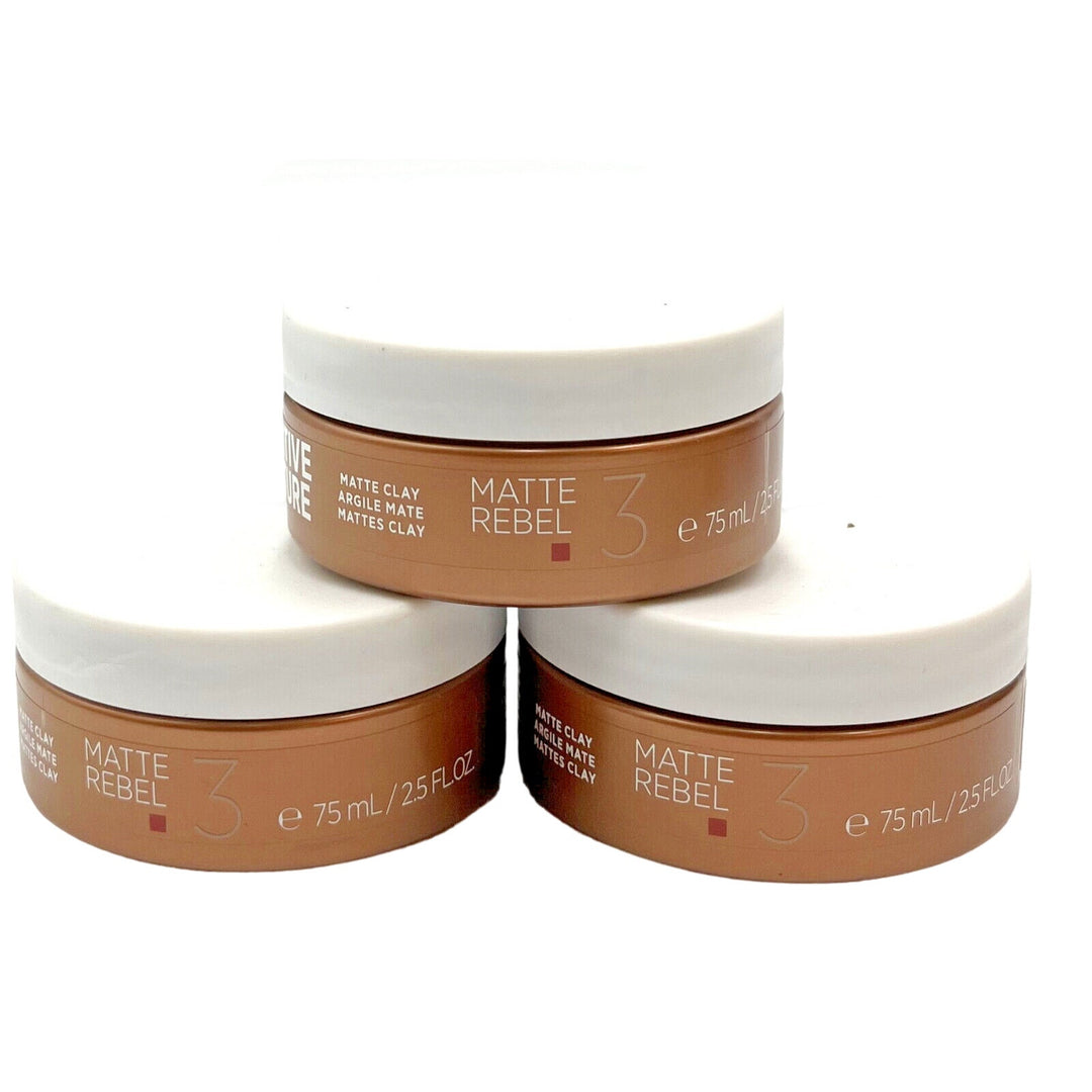 Goldwell Creative Texture Matte Clay Matte Rebel #3 2.5 oz-3 Pack