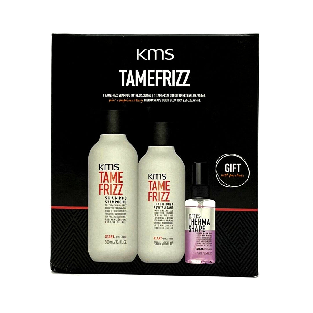 kms TameFrizz Holiday Gift Set (Shampoo/Conditioner/Blow Dry)