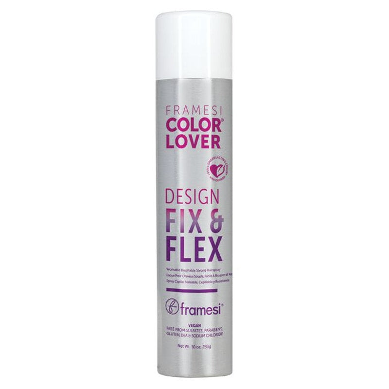 Framesi Color Lover Design Fix & Flex Workable Brushable Strong Hairspray 10 oz