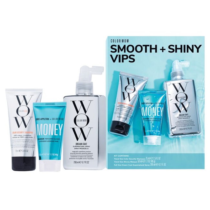 Color Wow  Smooth + Shiny VIPs Holiday Kit