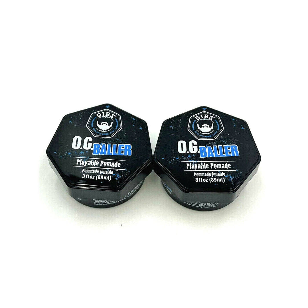 GIBS O.G Baller Playable Pomade 3 oz-Pack of 2