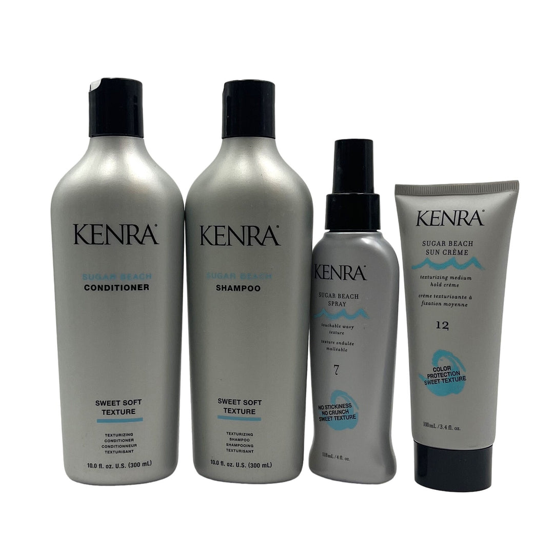 Kenra Sugar Beach Shampoo Conditioner Hair Styling Bundle