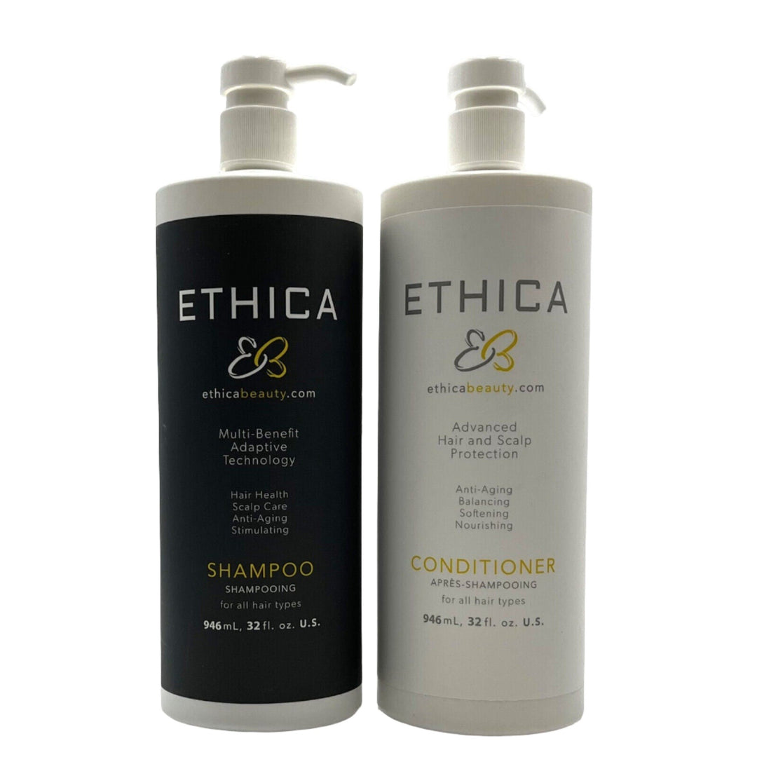 Ethica Multi-Benefit Adaptive Anti-Aging Stimulating Shamoo & Conditioner 32 oz Duo