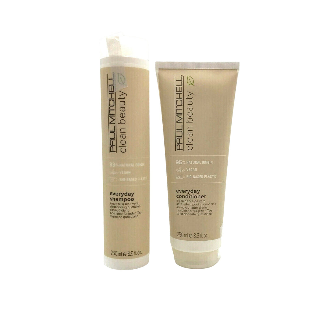 Paul Mitchell Clean Beauty Vegan Everyday Shampoo & Conditioner 8.5 oz Duo