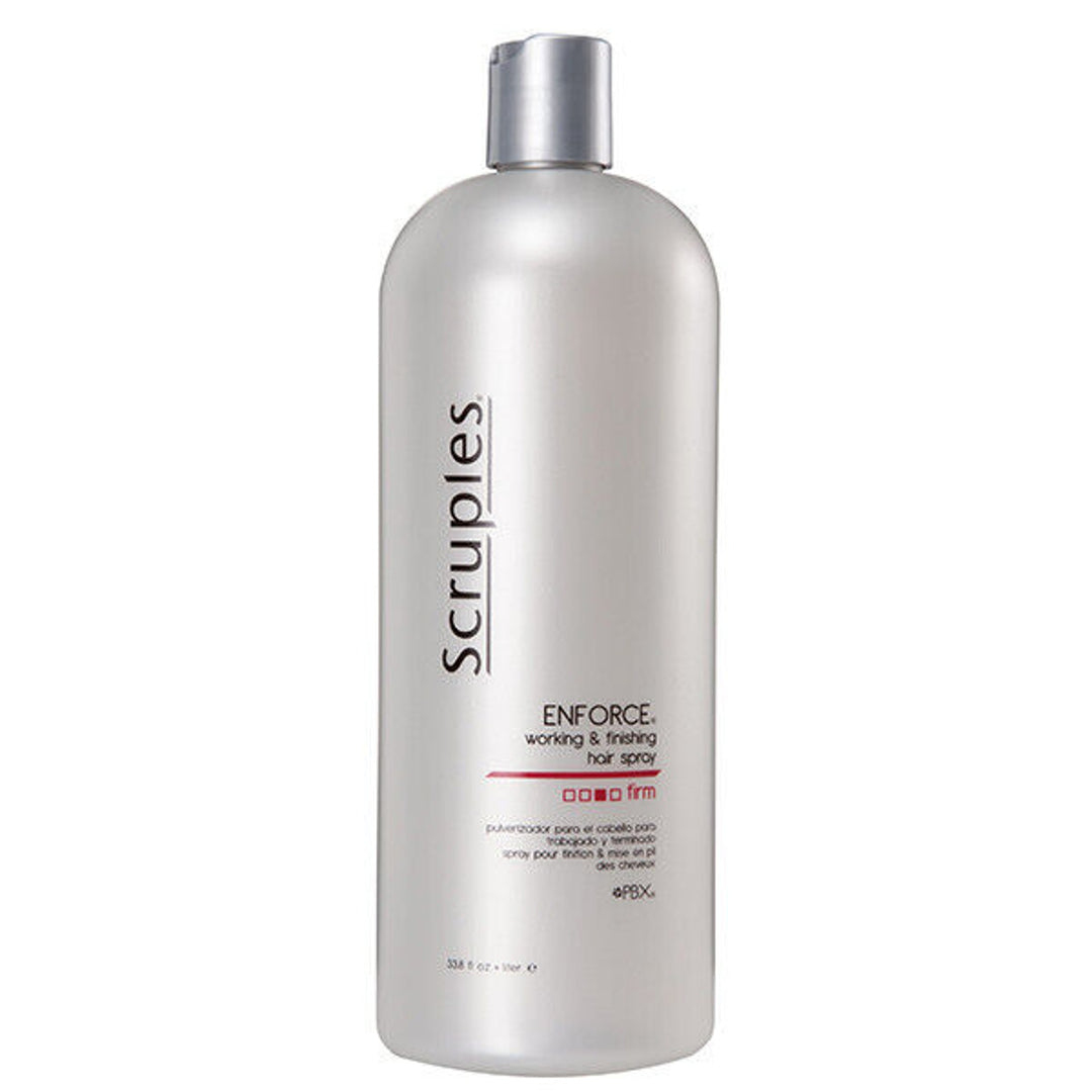 Scruples Enforce Working & Finishing Hairspray, Liter