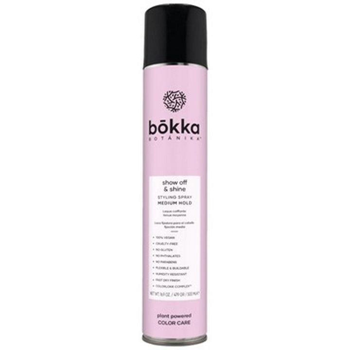 Bokka show off &amp; shine STYLING &amp; Born for Firm  Hold Spray 16.9 oz Duo