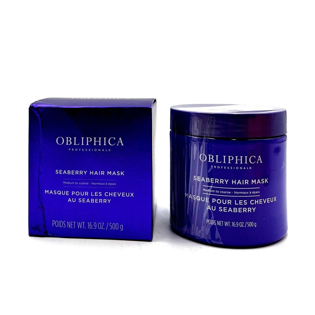 Obliphica Seaberry Hair Mask Medium To Coarse Hair 16.9 oz