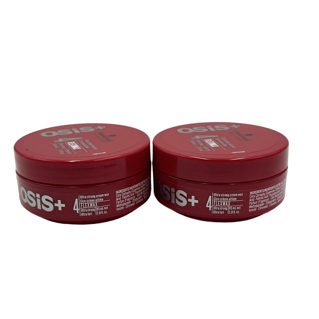 Schwarzkopf OSiS+ #4 Ultra Strong Cream Wax Flexwax 2.8 fl.oz -2 Pack