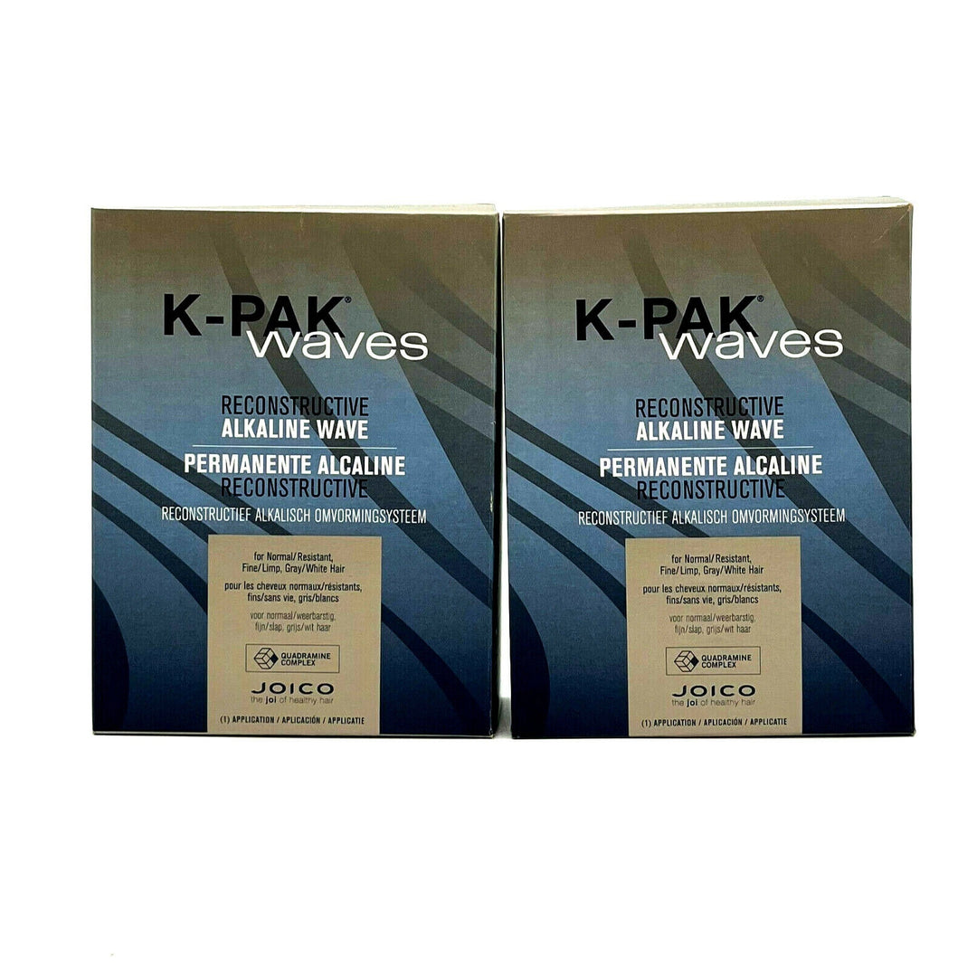 Joico K-Pak Waves Reconstructive Alkaline Wave/Normal,Fine,Gray Hair-2 Pack