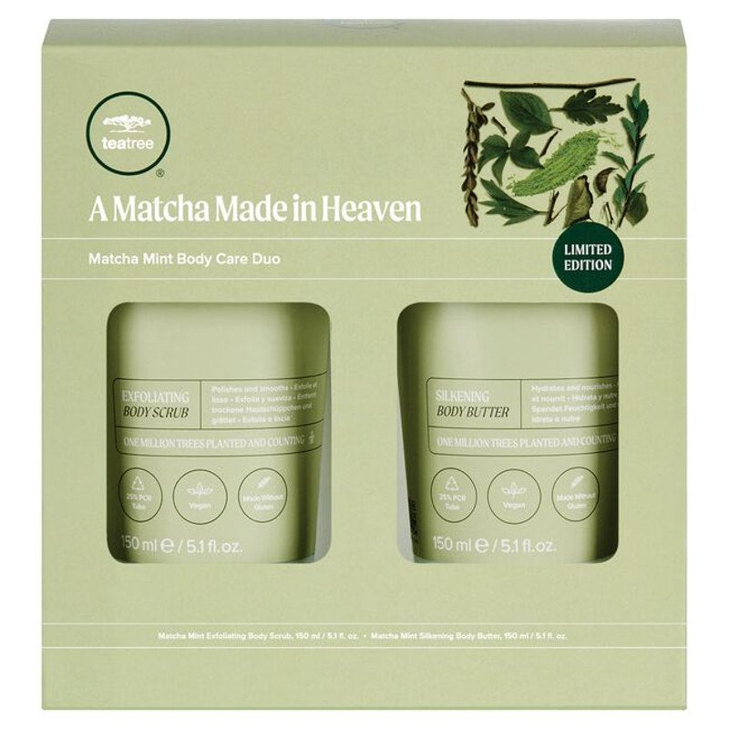 Paul mitchell Tea Tree Mint Body Care Duo Exfoliating Body Scrub & Butter 5.1 fl.oz duo