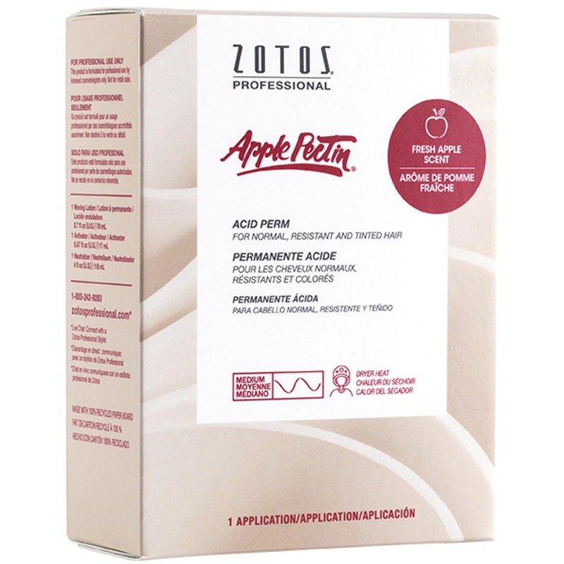 Zotos Lamaur Apple Pectin Acid pH Perm/Normal,Resistant,Tinted Hair-2 Pack
