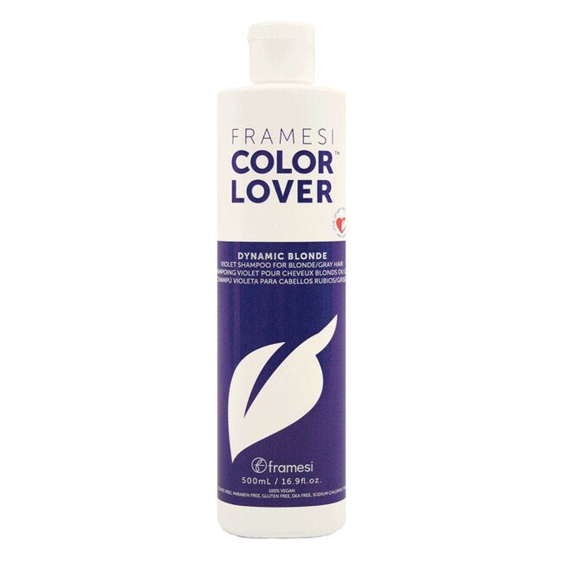 Framesi Color Lover Dynamic Blonde Violet Shampoo - Blonde & Gray Hair 16.9 oz