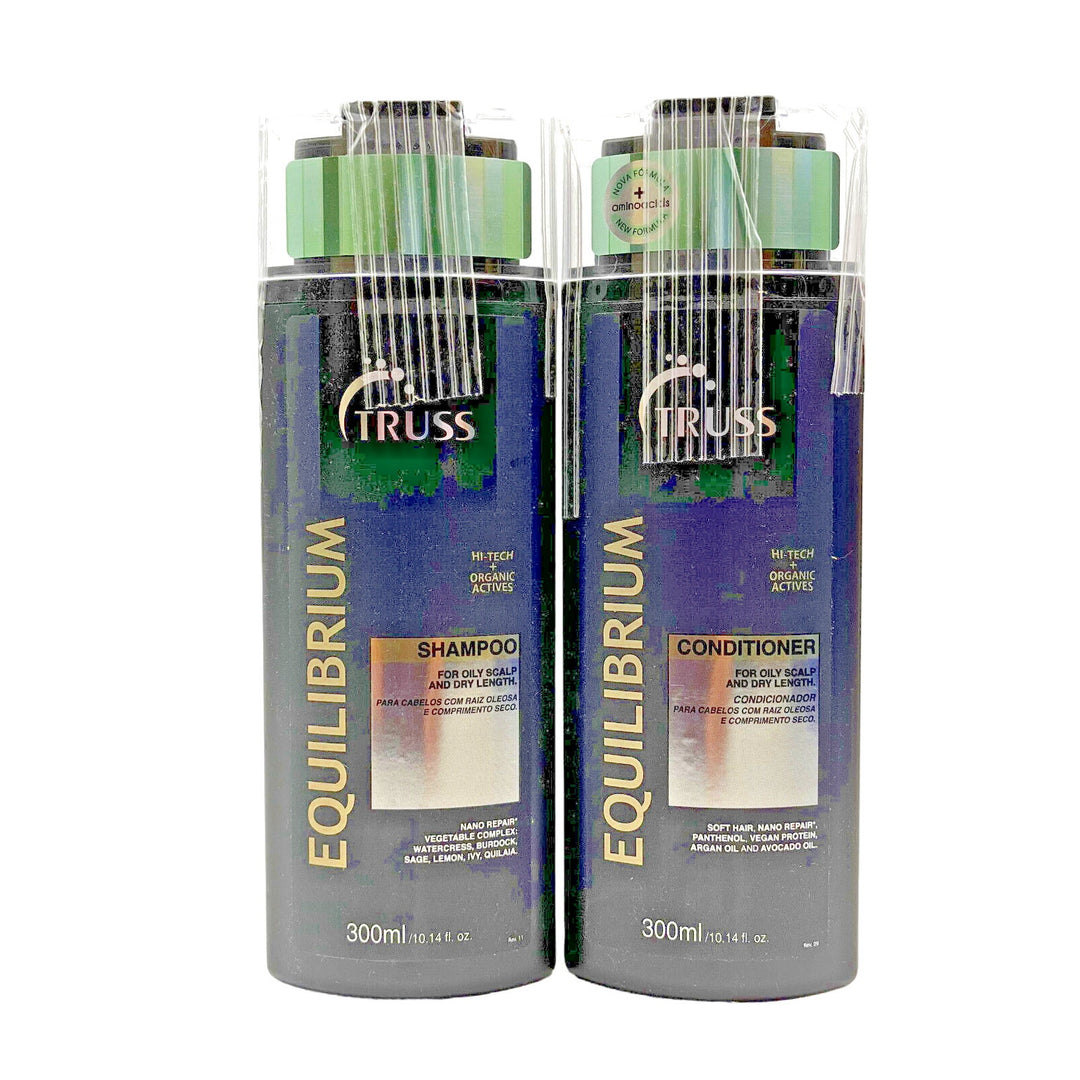 Truss Equilibrium Shampoo & Conditioner For Oily & Scalp Hair 10.14 oz Duo