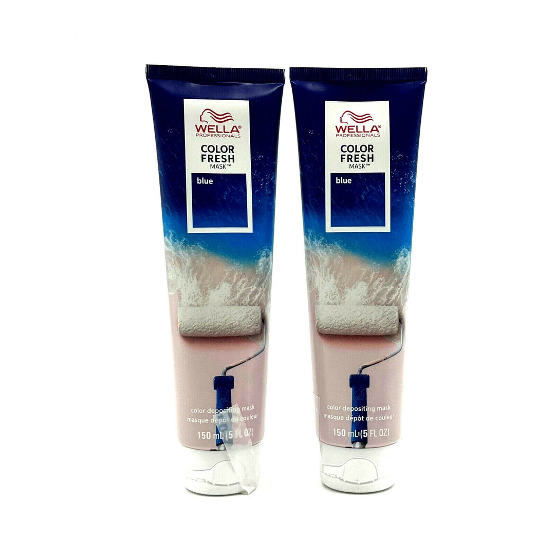 Wella Color Fresh Color Depositiong Mask Blue 5 oz-2 Pack