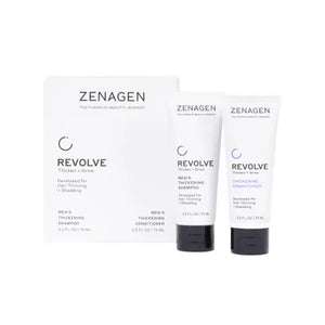Zenagen Revolve Men's Travel Shampoo & Conditioner 2.5oz Duo
