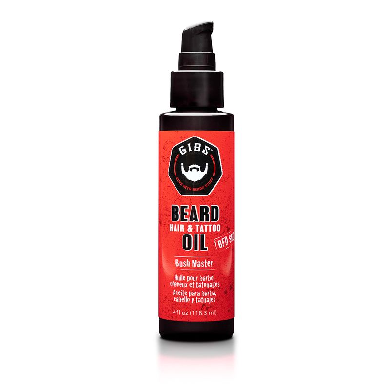 GIBS Bush Master Beard, Hair &amp; Tattoo Oil 4 fl.oz