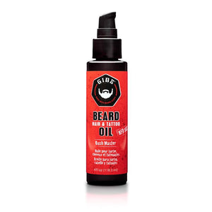 GIBS Bush Master Beard, Hair & Tattoo Oil 4 fl.oz