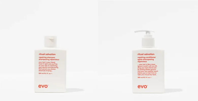Evo Ritual Salvation Repairing Shampoo &amp; Conditioner 300ml (10.1oz) duo