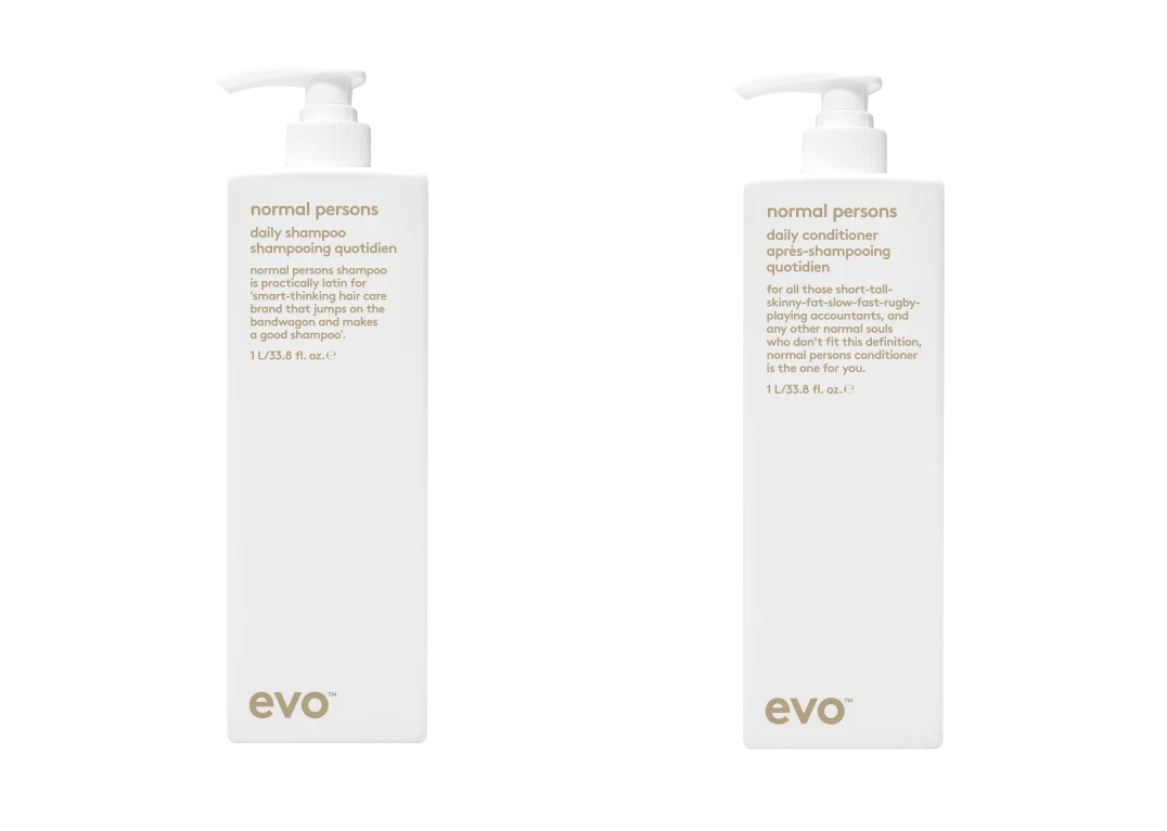 Evo Normal Persons Daily Shampoo &amp; Conditioner Liter duo
